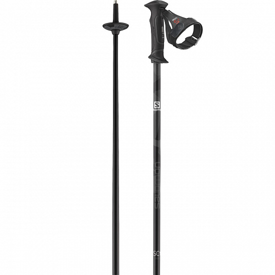 Горнолыжные палки Salomon SC1 Ergo S3 Black - Фото 1 большая