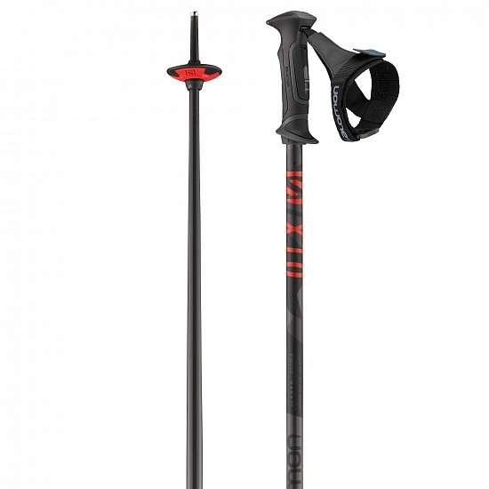 Горнолыжные палки Salomon X10 Ergo S3 Black/Red - Фото 1 большая