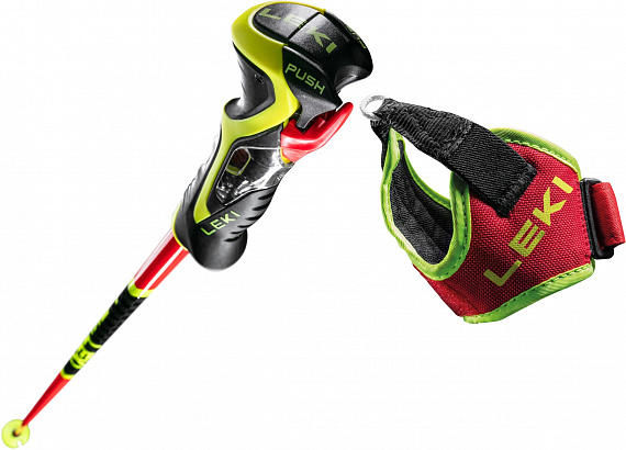 Горнолыжные палки Leki WCR TBS SL 3D Red/Yellow - Фото 3 большая