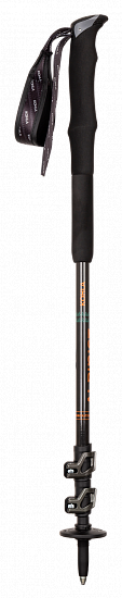 Палки телескопические Kohla Alpinist Pole 105-140 Black/Orange - Фото 2 большая