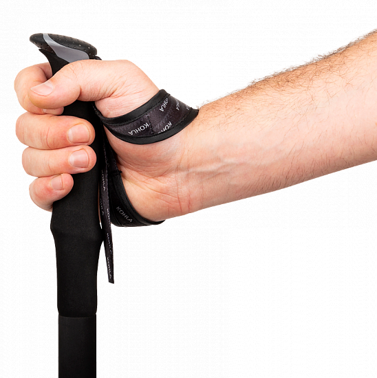 Палки телескопические Kohla Alpinist Pole 105-140 Black/Orange - Фото 6 большая