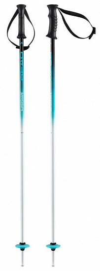 Горнолыжные палки детские Head Supershape Team White/Black/Speed Blue - Фото 1 большая
