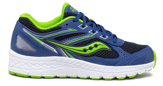 Кроссовки детские Saucony S-Cohesion 14 LTT Blue/Green - Фото 1 большая