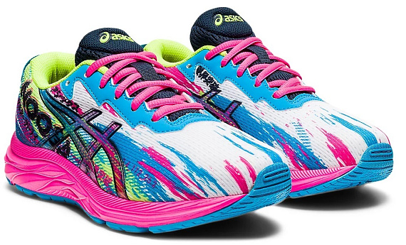 Кроссовки детские ASICS Gel-Noosa Tri 13 Gs Digital Aqua/Hot Pink - Фото 3 большая