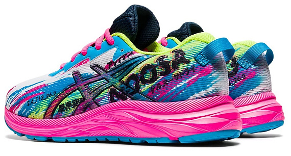 Кроссовки детские ASICS Gel-Noosa Tri 13 Gs Digital Aqua/Hot Pink - Фото 4 большая