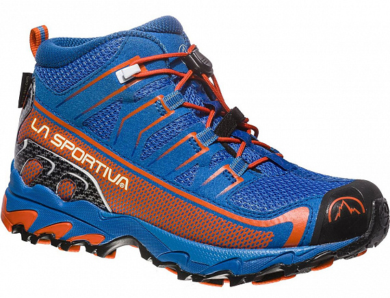 Ботинки детские La Sportiva Falkon GTX Marine Blue/Lily Orange - Фото 2 большая