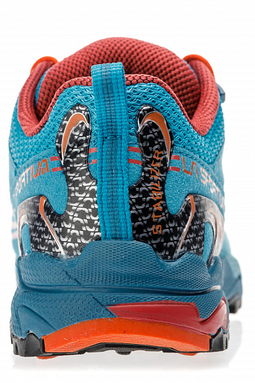 Ботинки детские La Sportiva Falkon Low Tropic Blue/Tangerine - Фото 3 большая