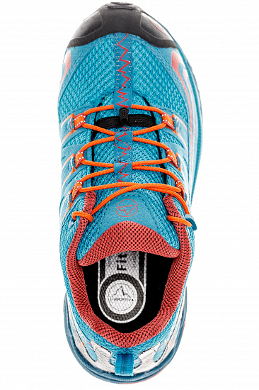 Ботинки детские La Sportiva Falkon Low Tropic Blue/Tangerine - Фото 4 большая