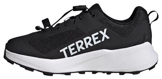Кроссовки детские Adidas Terrex Agravic Core Black/Cloud White/Semi Impact Orange - Фото 6 большая
