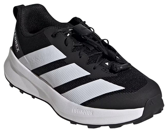 Кроссовки детские Adidas Terrex Agravic Core Black/Cloud White/Semi Impact Orange - Фото 4 большая