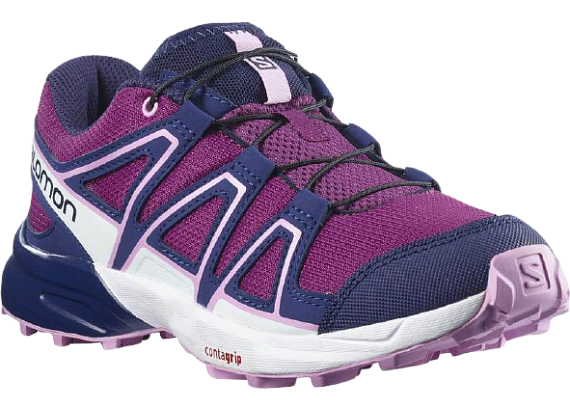 Кроссовки детские Salomon Speedcross Plum Caspia/Eve.B - Фото 1 большая