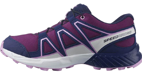 Кроссовки детские Salomon Speedcross Plum Caspia/Eve.B - Фото 3 большая