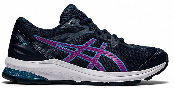 Кроссовки детские ASICS GT-1000 10 Gs French Blue/Digital Grape - Фото 1 большая