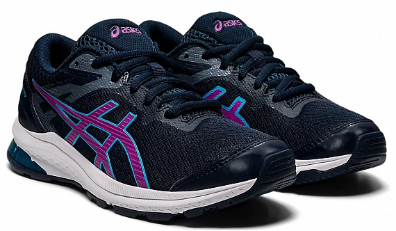 Кроссовки детские ASICS GT-1000 10 Gs French Blue/Digital Grape - Фото 3 большая
