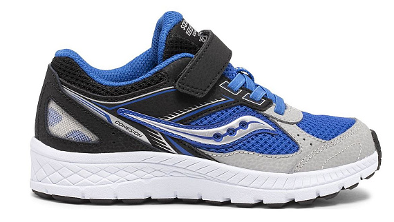 Кроссовки детские Saucony S-Cohesion 14 A/C Black/Blue - Фото 1 большая
