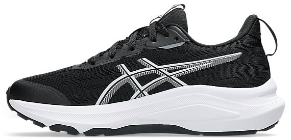 Кроссовки детские ASICS Gt-1000 14 Gs Black/Steel Grey - Фото 6 большая