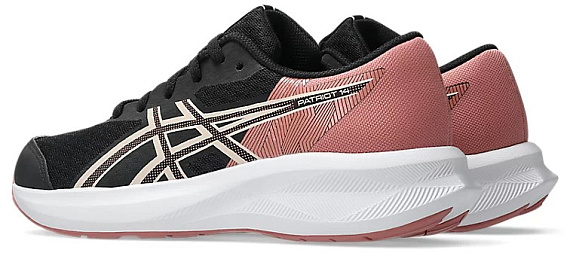 Кроссовки детские ASICS Patriot 14 Gs Black/Pearl Pink - Фото 7 большая