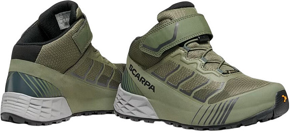 Кроссовки детские Scarpa Rr Mid Gtx Olive/Anthracite - Фото 3 большая