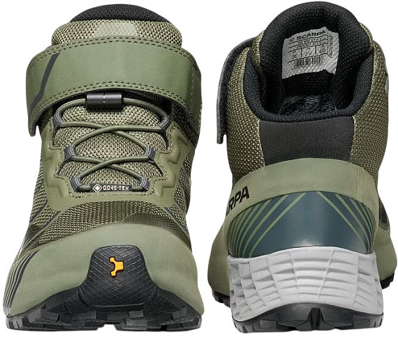 Кроссовки детские Scarpa Rr Mid Gtx Olive/Anthracite - Фото 4 большая