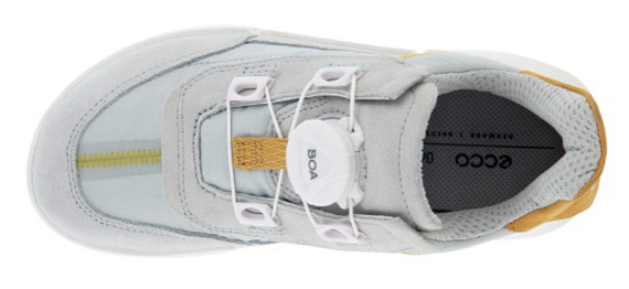 Кроссовки детские Ecco Biom Grey/Brown - Фото 5 большая
