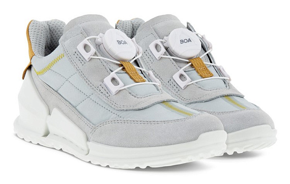 Кроссовки детские Ecco Biom Grey/Brown - Фото 8 большая