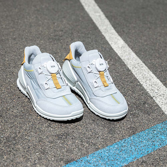 Кроссовки детские Ecco Biom Grey/Brown - Фото 12 большая