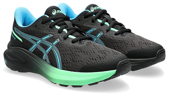 Кроссовки детские ASICS Gt-1000 13 Gs Black Digital/Aqua - Фото 3 большая