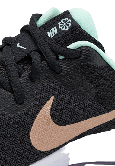 Кроссовки детские Nike Revolution 6 Black/Mtlc Red Bronze/Mint Foam - Фото 5 большая