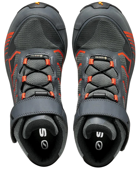 Кроссовки детские Scarpa Rr Mid Gtx Anthracite/Rust Orange - Фото 2 большая
