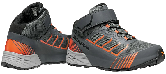 Кроссовки детские Scarpa Rr Mid Gtx Anthracite/Rust Orange - Фото 3 большая