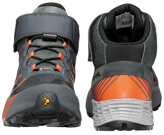 Кроссовки детские Scarpa Rr Mid Gtx Anthracite/Rust Orange - Фото 5 большая