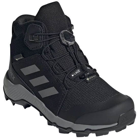 Кроссовки детские Adidas Terrex Mid Gtx Cblack/Grethr/Cblack - Фото 5 большая