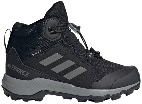 Кроссовки детские Adidas Terrex Mid Gtx Cblack/Grethr/Cblack - Фото 1 большая