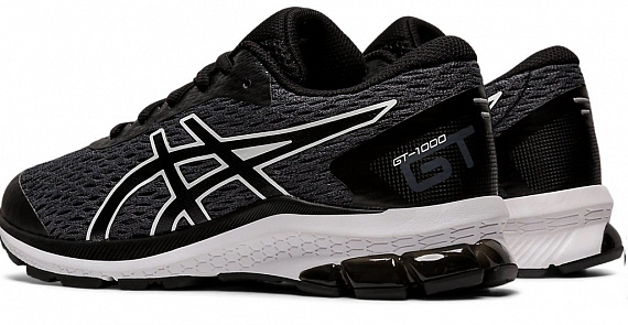 Кроссовки детские ASICS GT-1000 9 Gs Metropolis/Black - Фото 6 большая