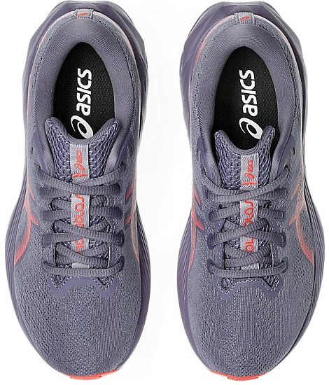 Кроссовки детские ASICS Novablast 5 Gs Greyish Purple/Coral Reef - Фото 6 большая
