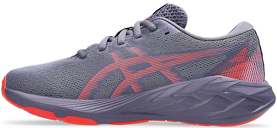Кроссовки детские ASICS Novablast 5 Gs Greyish Purple/Coral Reef - Фото 7 большая