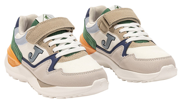 Кроссовки детские Joma J.3080 Бежевый/Серый - Фото 2 большая