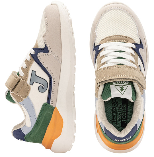 Кроссовки детские Joma J.3080 Бежевый/Серый - Фото 4 большая