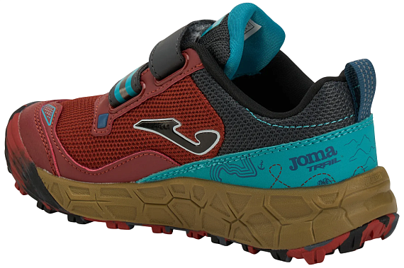 Кроссовки детские Joma Adventure Бордовый - Фото 6 большая
