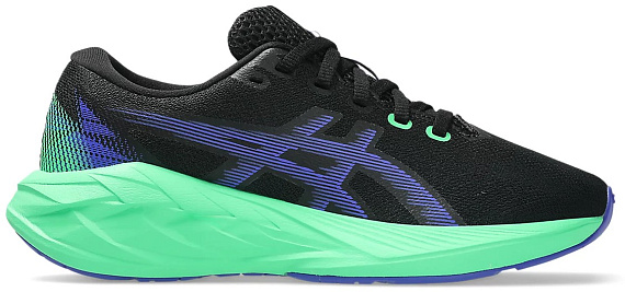 Кроссовки детские ASICS Novablast 5 GS Black/Cobalt Burst - Фото 1 большая
