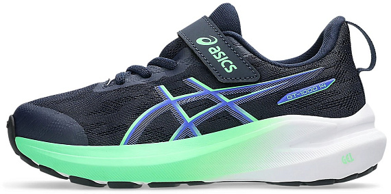 Кроссовки детские ASICS GT-1000 14 PS Midnight/Vital Green - Фото 2 большая