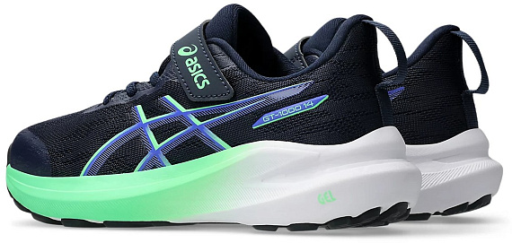 Кроссовки детские ASICS GT-1000 14 PS Midnight/Vital Green - Фото 7 большая