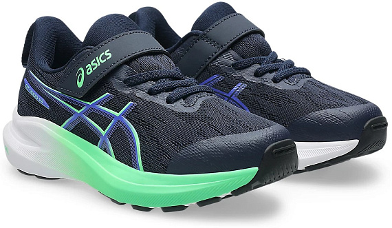 Кроссовки детские ASICS GT-1000 14 PS Midnight/Vital Green - Фото 8 большая