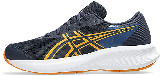Кроссовки детские ASICS Patriot 14 GS Midnight/Yamabuki - Фото 2 большая