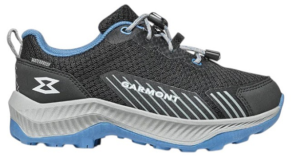 Кроссовки детские Garmont Pulse Wp Black/Coronet Blue - Фото 1 большая