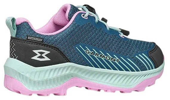 Кроссовки детские Garmont Pulse Wp Corsair Blue/Lavender Rose - Фото 2 большая