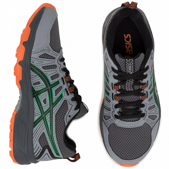 Кроссовки детские ASICS GEL-Venture 7 GS Carrier Grey/Cilantro - Фото 4 большая