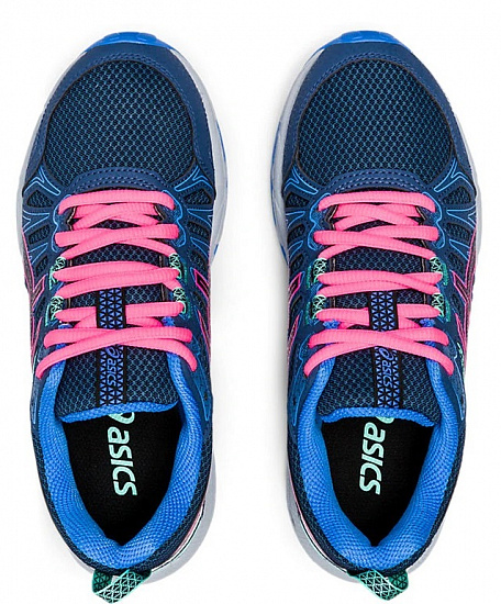 Кроссовки детские ASICS GEL-Venture 7 GS Peacoat/Hot Pink - Фото 4 большая