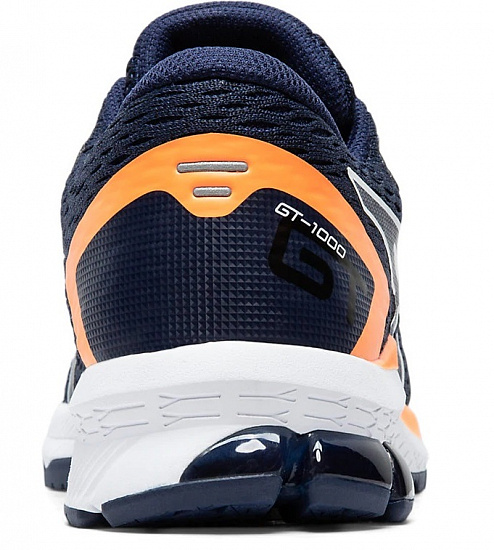 Кроссовки детские ASICS GT-1000 9 GS Peacoat/White - Фото 5 большая