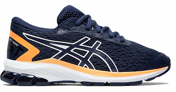 Кроссовки детские ASICS GT-1000 9 GS Peacoat/White - Фото 1 большая